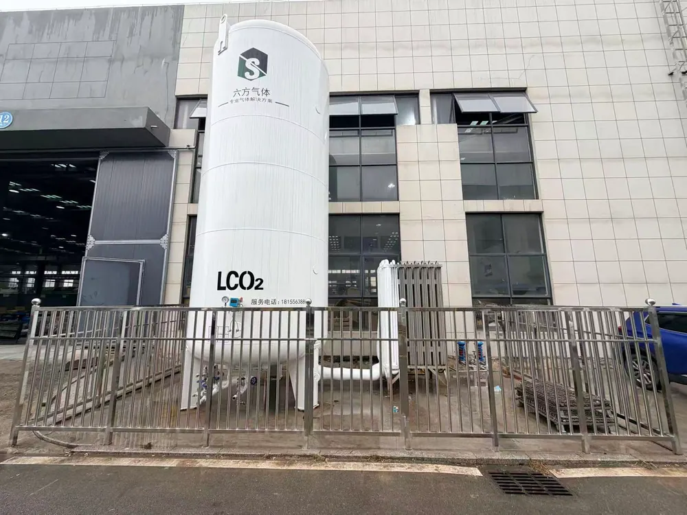 储罐租赁供气现场